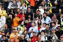 Circuit atmosphere - fans in the grandstand. 20.04.2024. Formula 1 World Championship, Rd 5, Chinese Grand Prix, Shanghai, China, Sprint and Qualifying Day.
