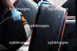 Pirelli tyre washing. 20.04.2024. Formula 1 World Championship, Rd 5, Chinese Grand Prix, Shanghai, China, Sprint and Qualifying Day.