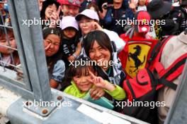 Circuit atmosphere - fans at the podium. 07.04.2024. Formula 1 World Championship, Rd 4, Japanese Grand Prix, Suzuka, Japan, Race Day.