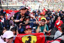Circuit atmosphere - fans at the podium. 07.04.2024. Formula 1 World Championship, Rd 4, Japanese Grand Prix, Suzuka, Japan, Race Day.