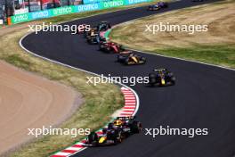 Max Verstappen (NLD) Red Bull Racing RB20 leads at the restart of the race. 07.04.2024. Formula 1 World Championship, Rd 4, Japanese Grand Prix, Suzuka, Japan, Race Day.