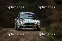 William Creighton (IRE), Ford Fiesta Rally 2, 2nd Place, 13.4.2024. Severn Valley Rally, British Rally Championship, Llandrindod Wells, Wales