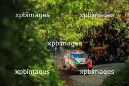 Thierry Neuville (BEL) / Martijn Wydaeghe (BEL), Hyundai Shell Mobis WRT, Hyundai i20 N Rally1 Hybrid. 18-21.04.2024. World Rally Championship, Rd 4, Croatia Rally, Zagreb, Croatia. www.xpbimages.com, EMail: requests@xpbimages.com © Copyright: XPB Images