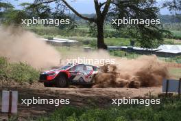 8, Ott Tanak, Martin Jarveoja, Hyundai Shell Mobis WRT, Hyundai i20 N Rally1.  27-31.03.2024. FIA World Rally Championship, Rd 3, Safari Rally Kenya, Naivasha, Kenya