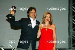 Capacete de Ouro, Brasile, Sao Paulo 20/11/2006 - Nelson Piquet (bra) with the wife