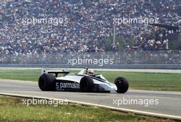 Nelson Piquet (BRA) Brabham BT49 Ford Cosworth Brabham Racing Team 1st position and Rivazza hill