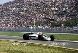 Nelson Piquet (BRA) Brabham BT49 Ford Cosworth Brabham Racing Team 1st position and Rivazza hill