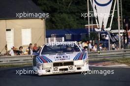 Riccardo Patrese (ITA) Hans Heyer (GER) Piercarlo Ghinzani (ITA) Lancia Beta Montecarlo Turbo Gr5 Martini Racing