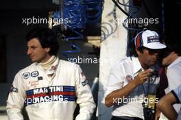 Riccardo Patrese (ITA) Lancia Martini Racing and Cesare Fiorio