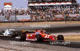 Formula One World Championship 1981 Gp F1 Spain Gilles Villeneuve (cnd) Ferrari 126CK