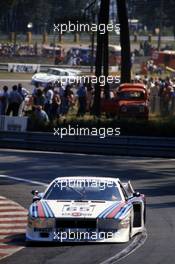 Michele Alboreto (ITA) Eddie Cheever (USA) Carlo Facetti (ITA) Lancia Beta Montecarlo Turbo Gr5 Martini Racing