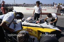 Alain Prost (FRA) Renaulr RE 30B 2nd position