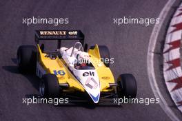 Rene Arnoux (FRA) Renault R30 Turbo Renault Elf