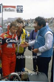 Didier Pironi (FRA) Ferrari talks with Dario Calzavara and Mauro Forghieri