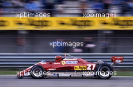 Gilles Villeneuve (CDN) Ferrari 126 C2 2nd position