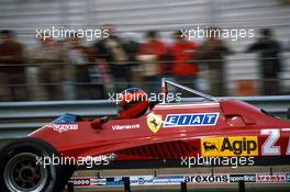Formula One World Championship 1982 GP F1 Imola (I) Gilles Villeneuve (CND) Ferrari F2007 126C Scuderia Ferrari Spa SEFAC