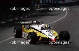 Formula One World Championship 1982 - GP F1 Montecarlo Alain Prost (F) Renault RE30B Team Equipe Renault Elf