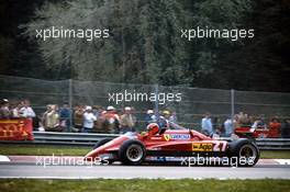 Formula One World Championship 1982 GP F1 Imola (I) Gilles Villeneuve (cd) Ferrari 126C2