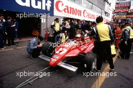 Formula One World Championship 1982 GP F1 Zolder (B) Gilles Villeneuve (CND) Ferrari F2007 126C Scuderia Ferrari Spa SEFAC last Race