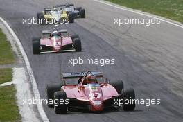 Formula One World Championship 1982 Gilles Villeneuve (CND) Ferrari 126C2 leads Didier Pironi (fra) Ferrari 126C2