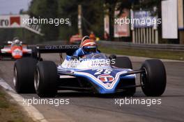 Eddie Cheever (USA) Ligier JS 17 Matra 3rd position