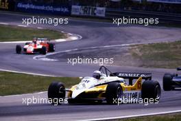 Alain Prost (FRA) Renault RE 30B at variante Acque Minerali