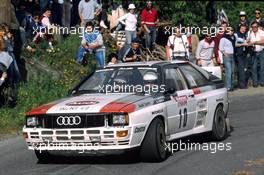 Michele Mouton (FRA) Fabrizia Pons (ITA) Audi Quattro GrB Audi Sport