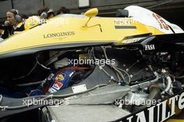 Alain Prost (FRA) Renault RE40 and Turbo engine