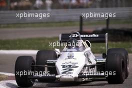Jacques Laffite (FRA) Williams FW 08C Ford Cosworth