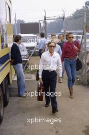 Bernie Ecclestone Brabham and his wife Slavica Radic
