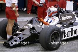 John Watson (GBR) McLaren MP4/1E Tag Porsche chassis