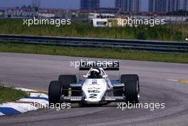 Jacques Laffite (FRA) Williams FW 08C Ford Cosworth