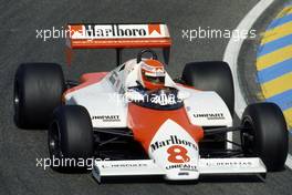 Niki Lauda (AUT) McLaren MP41/8 Tag Porsche