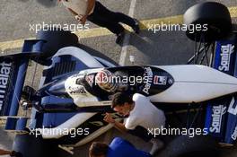 Nelson Piquet (BRA) Brabham BT 52B Bmw 3rd position talks with Gordon Murray during pit stop