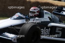 Nelson Piquet (BRA) in his 1983 Brabham BT52.