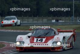 Jonathan Palmer (GBR) Jan Lammers (NED) Richard Lloyd (GBR) Porsche 956 Turbo CL C Canon Racing Gti Engineering