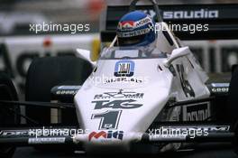 Keke Rosberg (FIN) Williams FW 08C Ford Cosworth 1st position