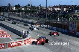 Patrick Tambay (FRA) Ferrari 126 C2 B leads teammate Rene'Arnoux 3rd position