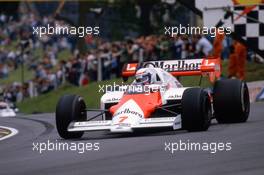 Alain Prost (FRA) McLaren Mp4/2 Tag Porsche