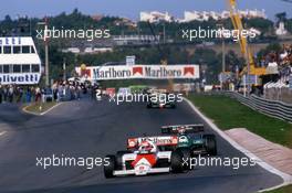 Niki Lauda (AUT) McLaren Mp4/2 Tag Porsche 2nd position and World Champion