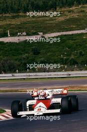 Niki Lauda (AUT) McLaren Mp4/2 Tag Porsche 2nd position and World Champion