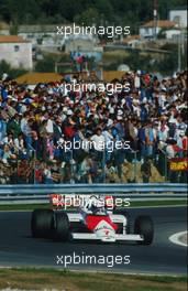 Formula One World Championship 1984 GP F1 Portogallo Alain Prost (F) McLaren MP4-2 Marlboro McLaren International