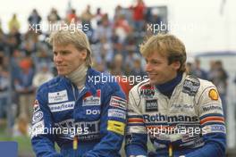 Stefan Johansson (SWE) and Stefan Bellof (GER) Tyrrell