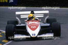 Ayrton Senna da Silva (BRA) Toleman TG 184 Hart 3rd position