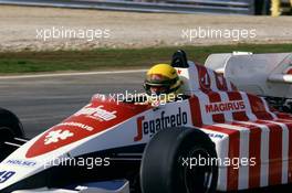 Ayrton Senna da Silva (BRA) Toleman TG184 Hart 3rd position