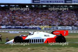 Formula One World Championship 1984 - GP F1 Hocknheim Alain Prost (F) McLaren MP4-2 Team Marlboro McLaren International