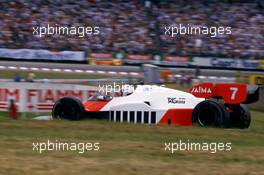 Alain Prost (FRA) McLaren MP4/2 TAG Porsche 1st position
