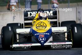Nigel Mansell (GBR) Williams FW10 Honda