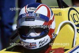 Formula One Championship 1985 - Nigel Mansell (Gbr) Williams FW11 - Canon Williams Team
