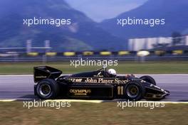 Elio de Angelis (ITA) Lotus 97T Renault 3rd position